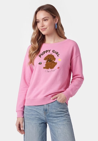 Sweat-shirt MYMO en rose : devant