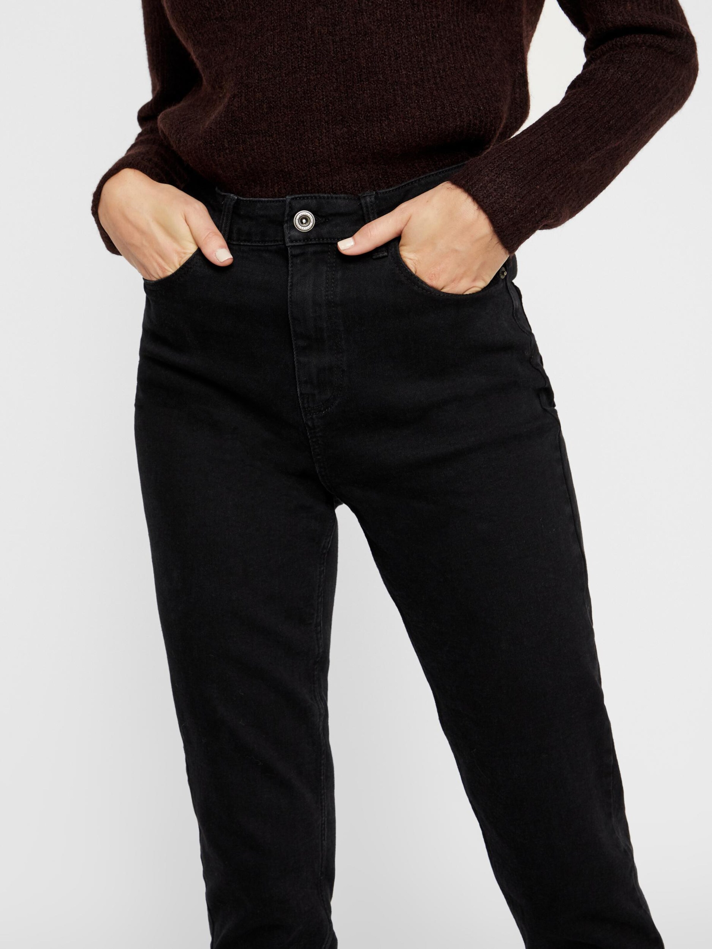 Frauen Jeans PIECES Jeans 'Kesia' in Schwarz - UJ88393 Frauen Jeans PIECES Jeans 'Kesia' in Schwarz - UJ88393
