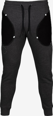 MOROTAI Tapered Workout Pants 'California' in Grey: front