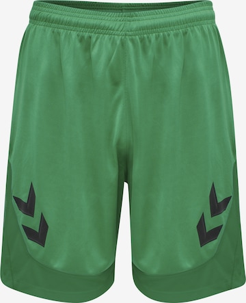 Hummel - Calças de desporto 'Lead' em verde: frente