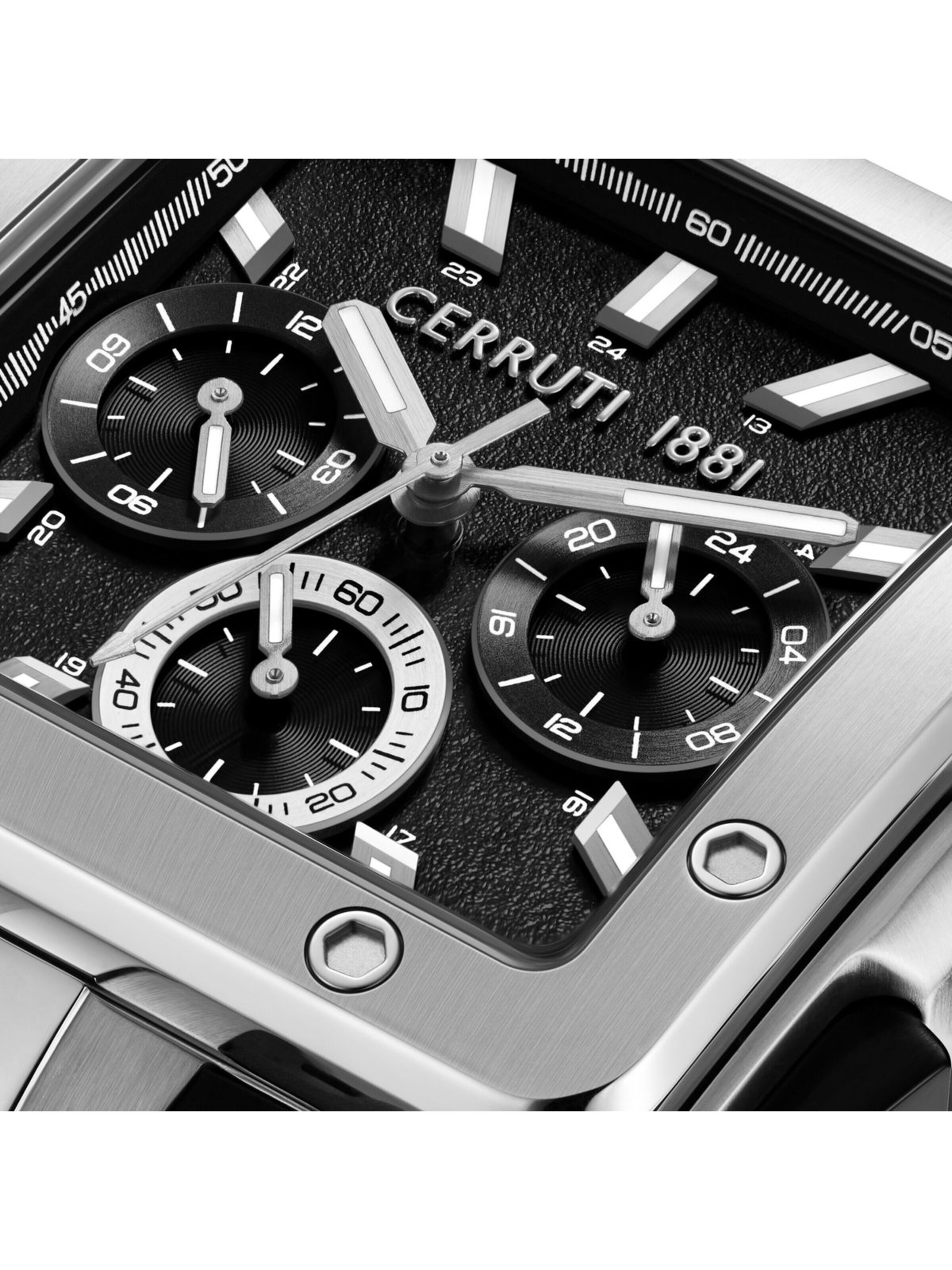 Montre à affichage analogique 'Odissea' CERRUTI 1881 en argent