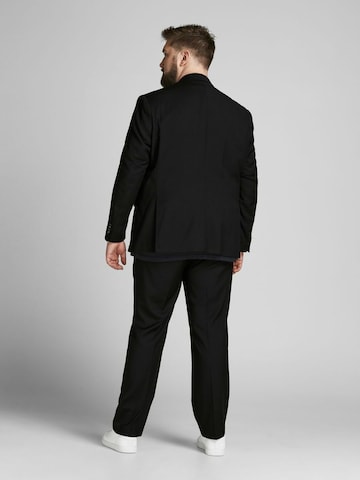 Jack & Jones Plus Slimfit Anzug 'Franco' in Schwarz