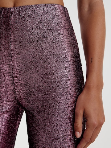 EDITED Flared Trousers 'Birla' in Pink