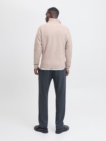 JACK & JONES Sweater 'JJESoho Ollie' in Beige