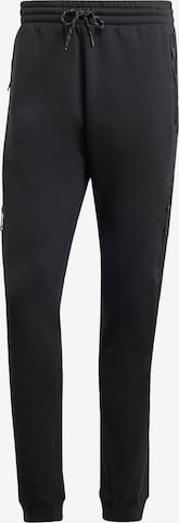 Effilé Pantalon ADIDAS ORIGINALS en noir : devant