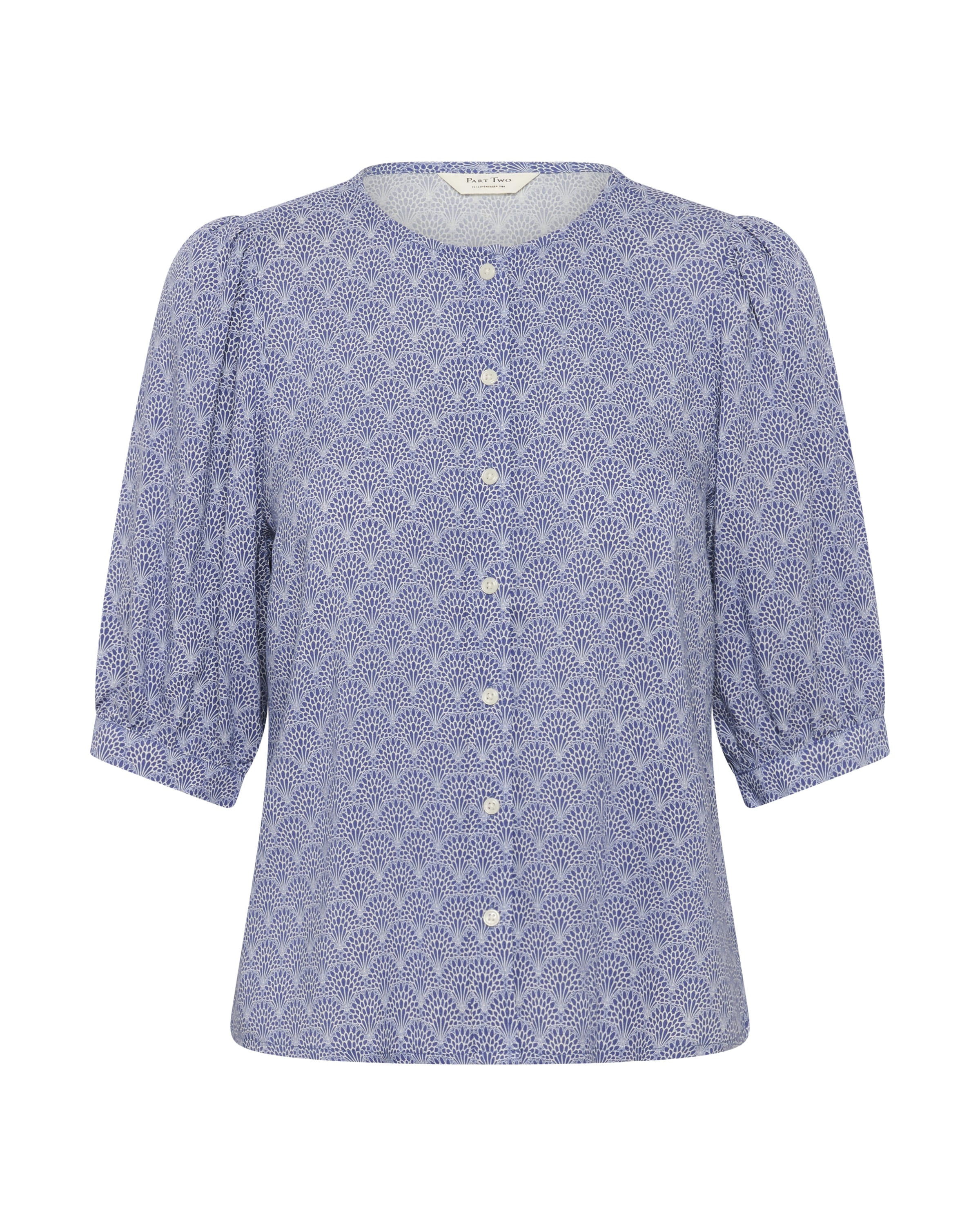 Part Two Bluse 'Azra' in Blau: Vorderseite