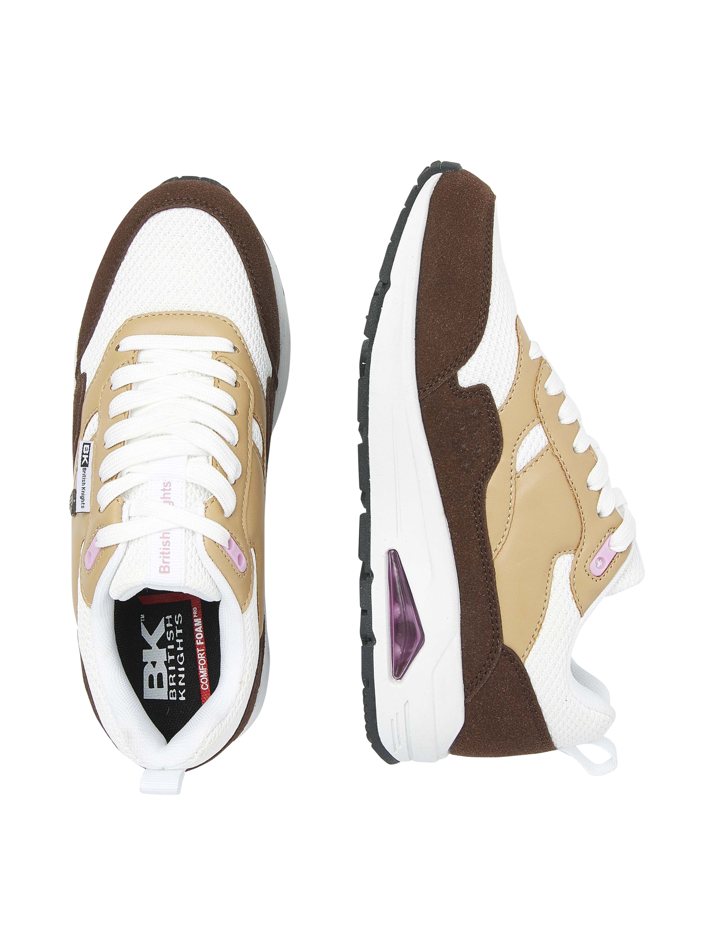 BRITISH KNIGHTS Sneaker low 'LENNOX ' i brun