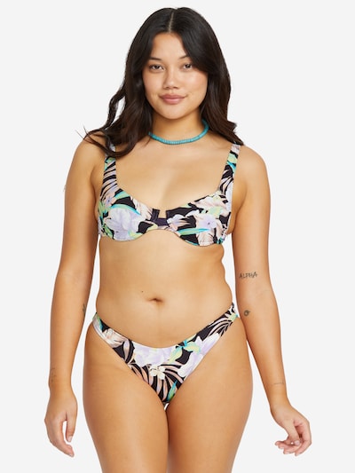 BILLABONG Bikini top 'Shadow Tropic Kate' in Light brown / Lilac / Black, Item view