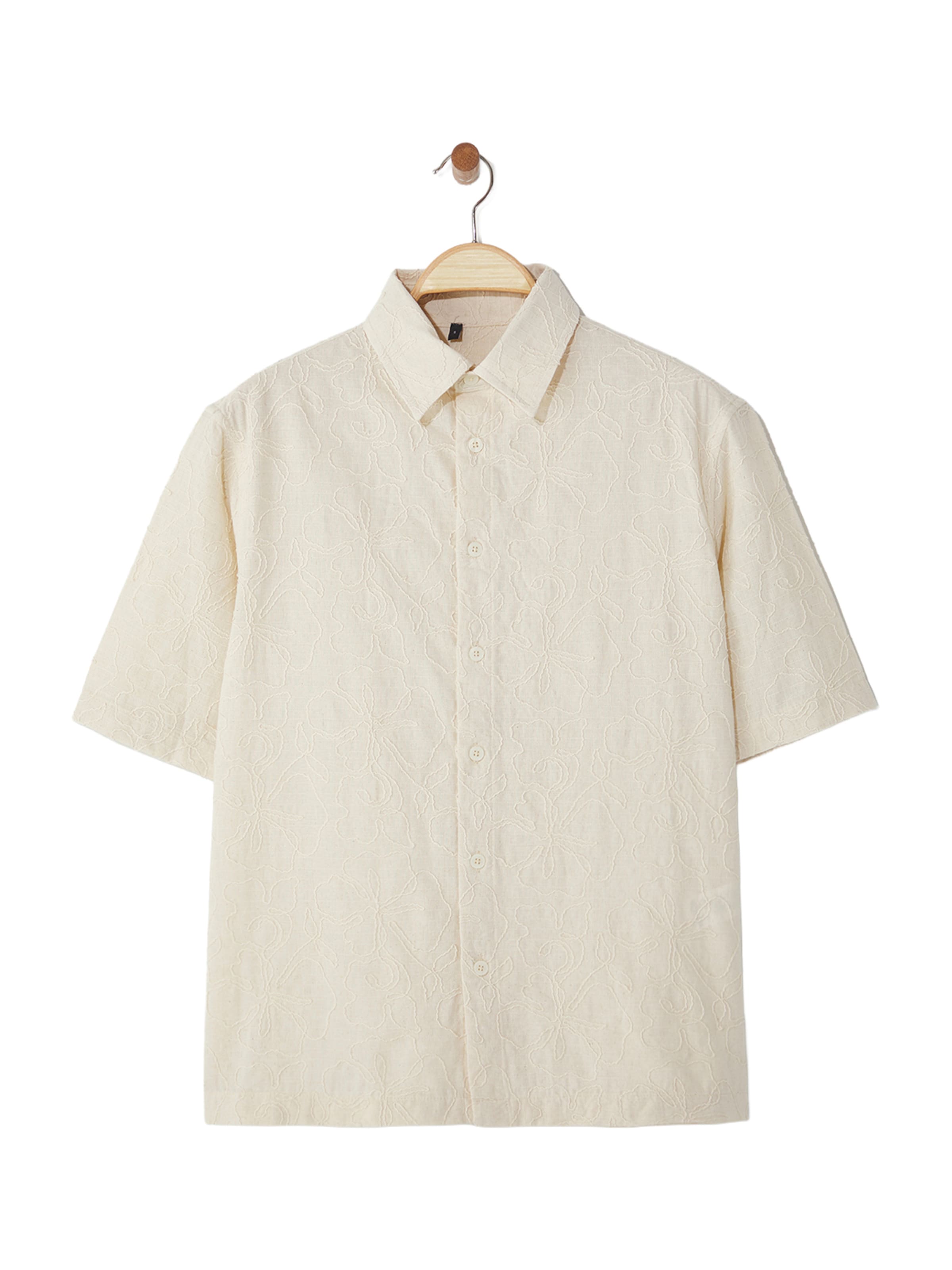 Trendyol Chemise en S en beige, Vue avec produit