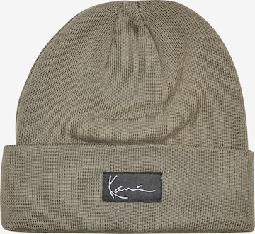 Karl Kani - Gorra 'Beanie' en verde: frente