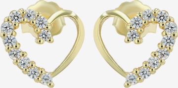 Akzent Earrings '"Selly" aus 925 Sterlingsilber, rhodiniert, langlebig' in Gold: front