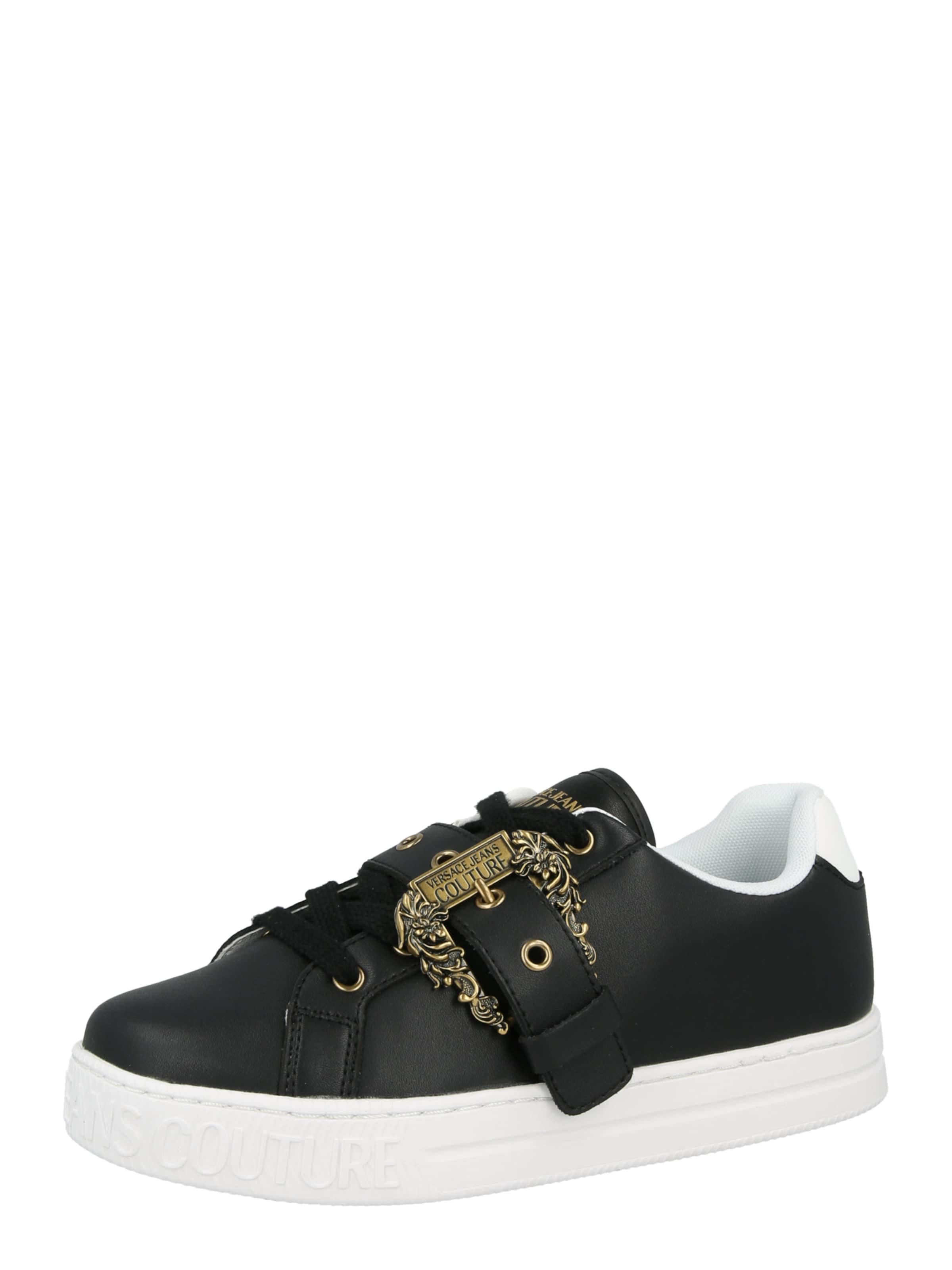 Sneaker low 'COURT 88' de la Versace Jeans Couture pe negru: față