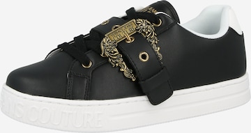 Versace Jeans CoutureNiske tenisice 'COURT 88' - crna boja: prednji dio