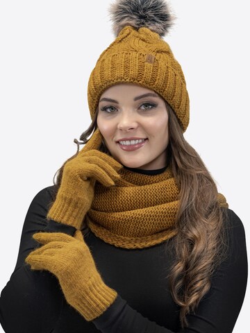 Écharpe tube '7103' Vivisence en jaune