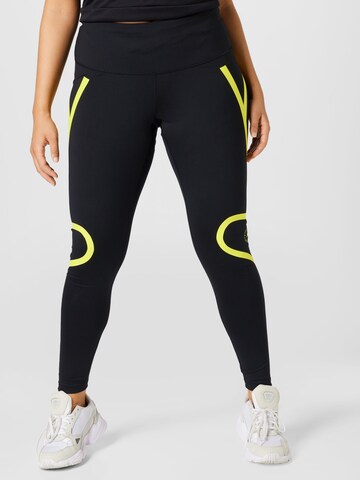 Skinny Pantaloni sportivi 'Truepace ' di ADIDAS BY STELLA MCCARTNEY in nero: frontale