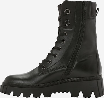 GABOR Lace-Up Ankle Boots in Black