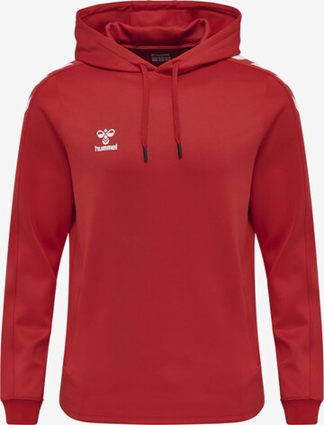 Hummel Sportsweatshirt 'Core' in Rood: voorkant