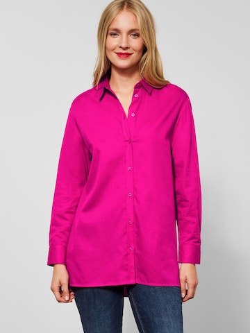 STREET ONE Blouse in Roze: voorkant