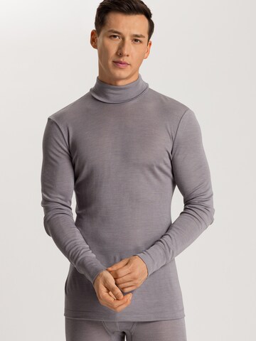 Hanro - Camisola interior ' Woolen Silk ' em cinzento: frente