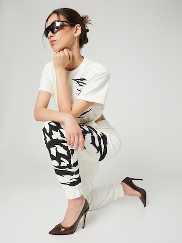 VIERVIER Loose fit Pants 'Malia' in White