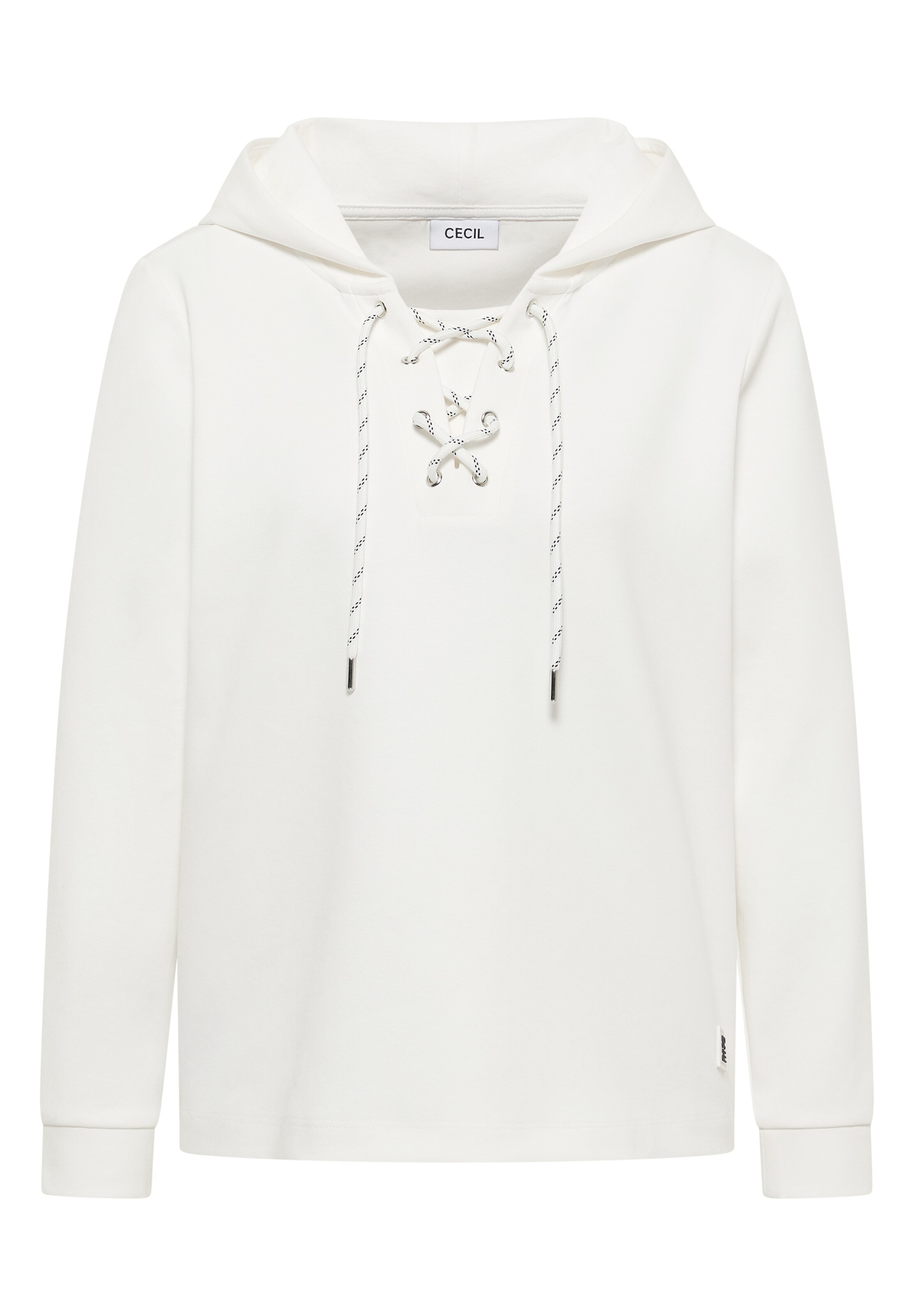 CECIL Sweatshirt in White: front