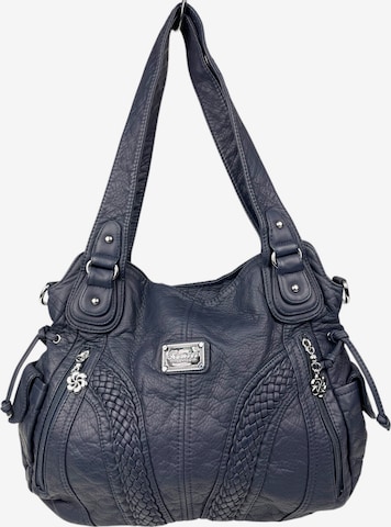 Borsa a mano di Kumixi in blu: frontale