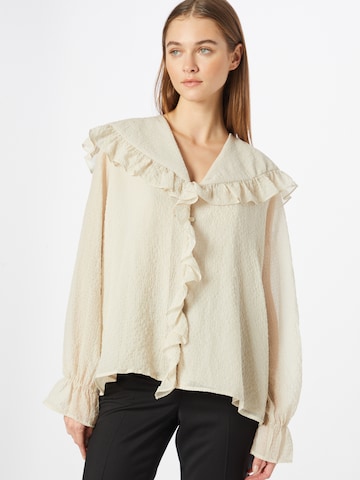 Samsøe Samsøe Blouse 'Jytta' in Beige: voorkant