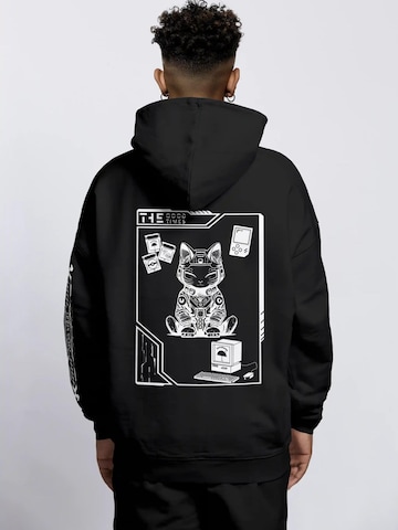 Sweat-shirt 'Good Times - heavy oversized Hoodie 500GSM' JustDepressed Clothing en noir