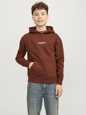 Jack & Jones Junior - Sudadera en marrón: frente