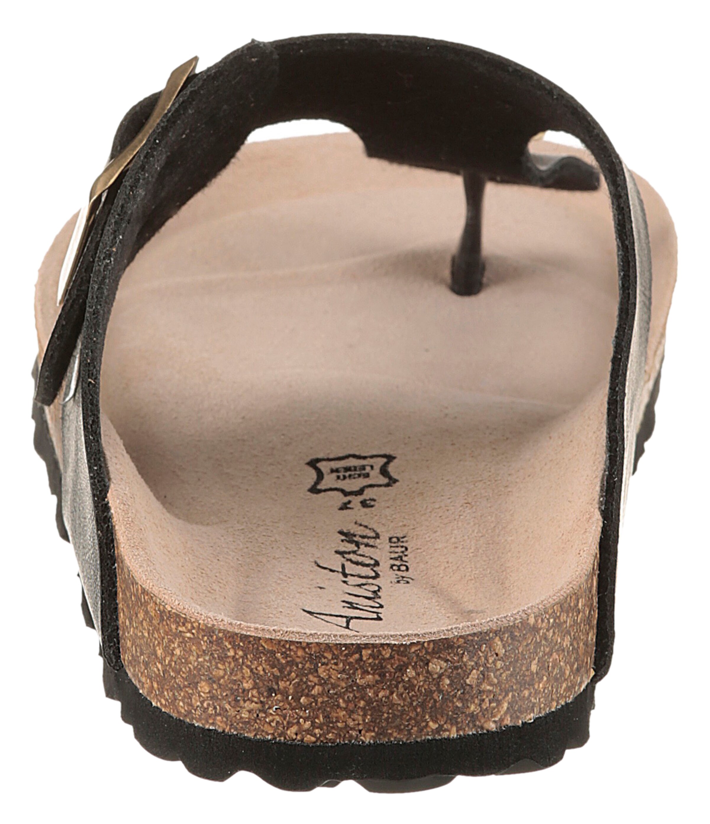 Aniston T-Bar Sandals in Black