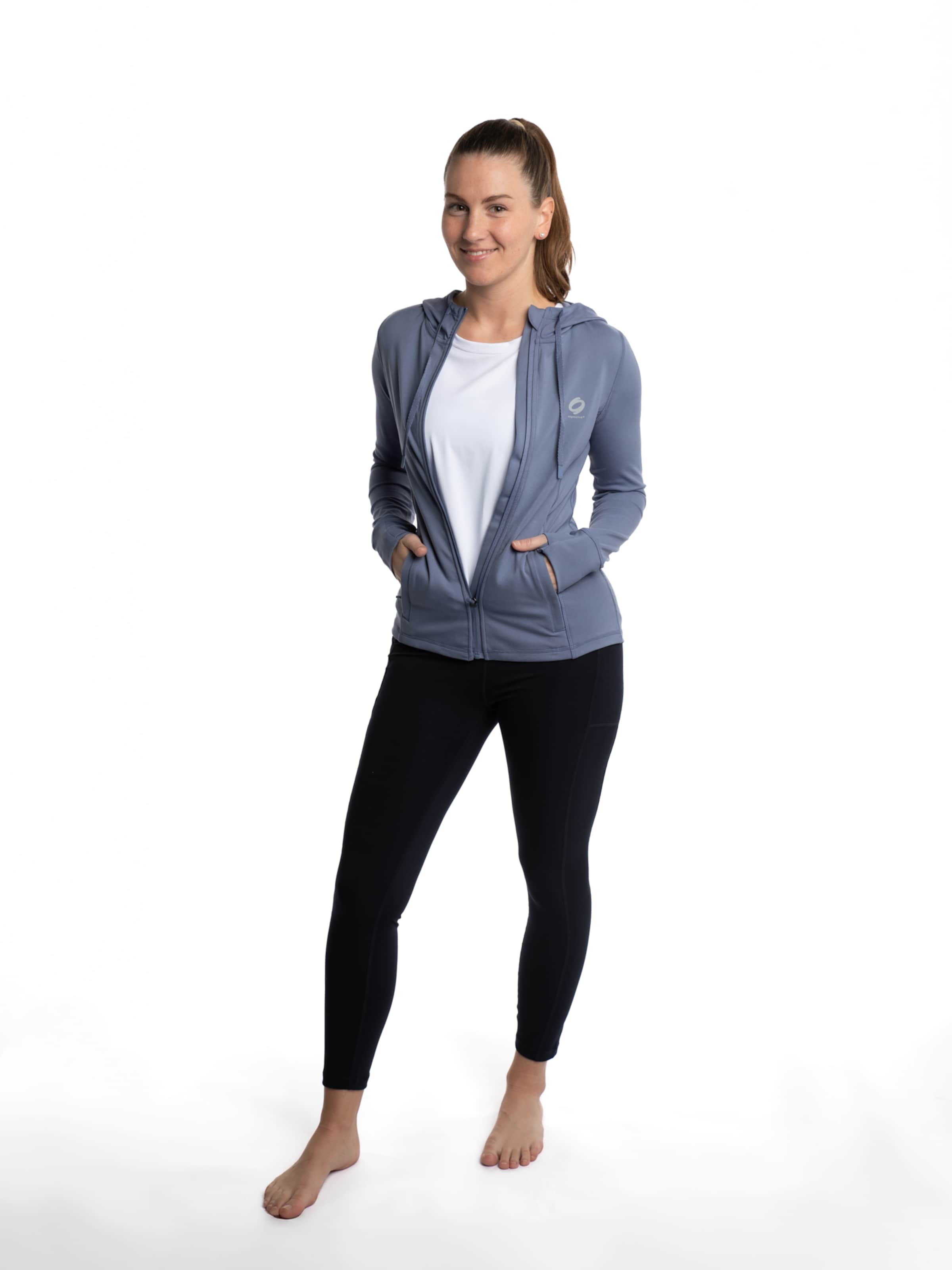 mymotus Athletic Jacket 'mymotus®, hooded jacket with strong performance details RW42' in Blue