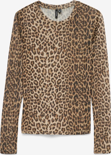 Tricou 'VMLOVA' VERO MODA pe maro / maro cappuccino / negru, Vizualizare produs