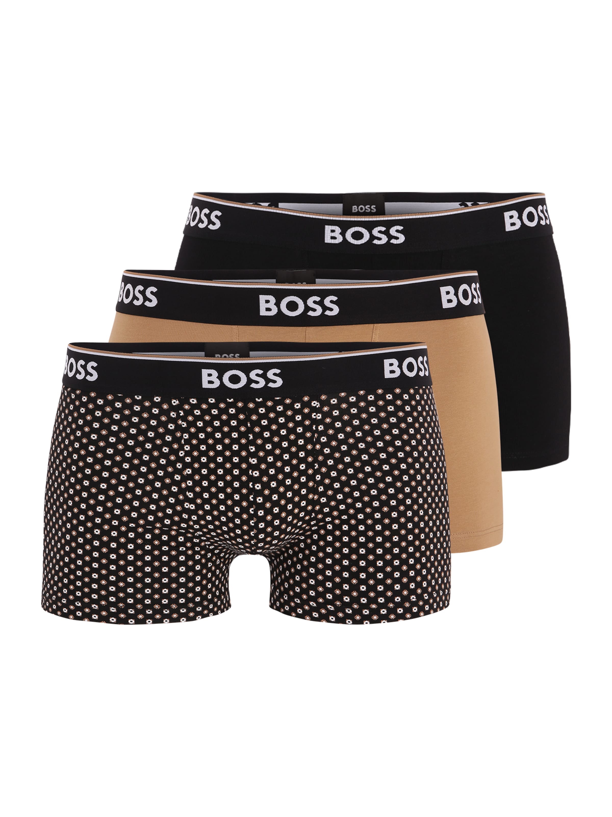BOSS Boksershorts 'Power' i beige: forside