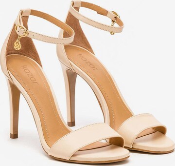 Kazar Strap Sandals in Beige