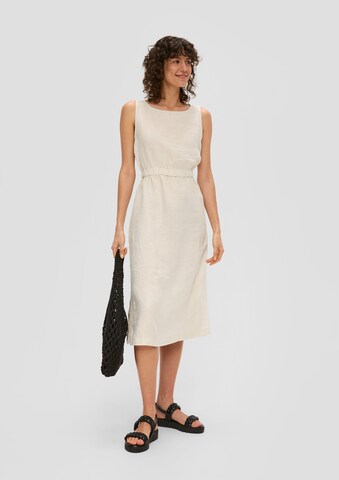 s.Oliver Summer Dress in Beige