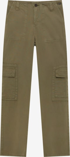 Pull&Bear Pantalon cargo en olive, Vue avec produit