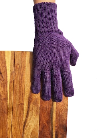 Posh Gear Full Finger Gloves 'Guantino' in Purple