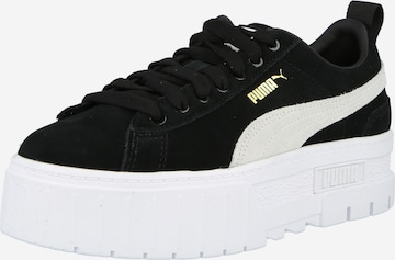 Sneaker low 'Mayze Wn s' de la PUMA pe negru: față