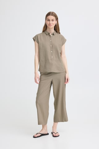 ICHI Blouse 'IHLINNO' in Beige