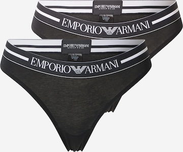 Emporio Armani Stringit värissä musta: etupuoli