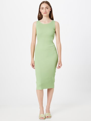 Daisy Street Knitted dress in Green: front