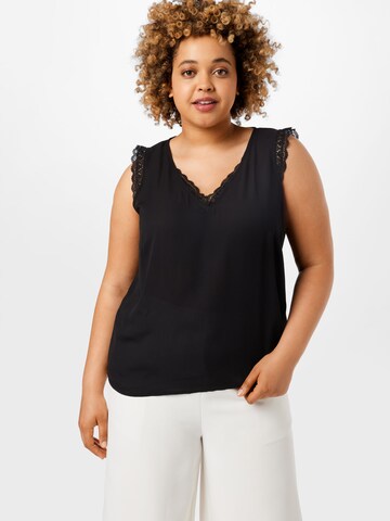 Chemisier 'POEL' Vero Moda Curve en noir : devant