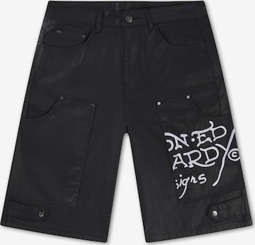 Ed Hardy Wide Leg Farkut värissä musta: etupuoli