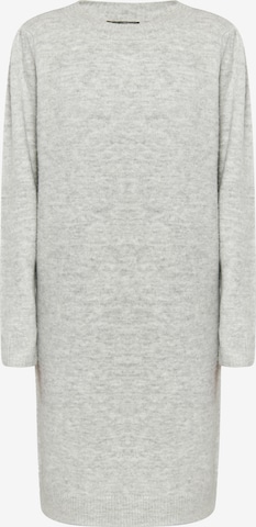 DreiMaster Vintage Knit dress 'Incus' in Grey: front