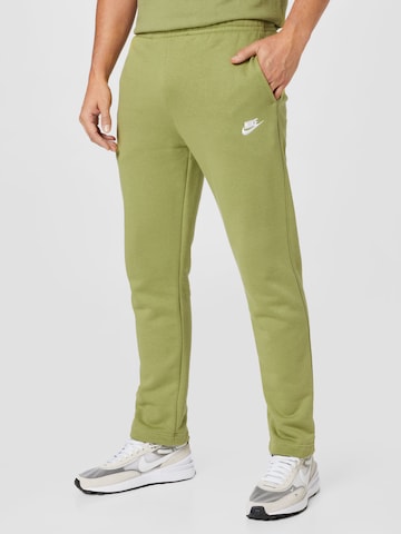 Nike SportswearHlače - zelena boja: prednji dio