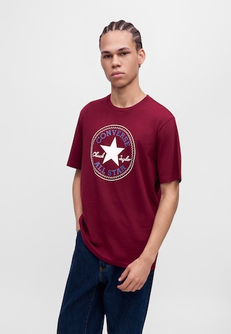 CONVERSE T-Shirt 'ARCH ALL ST' in Rot: Vorderseite