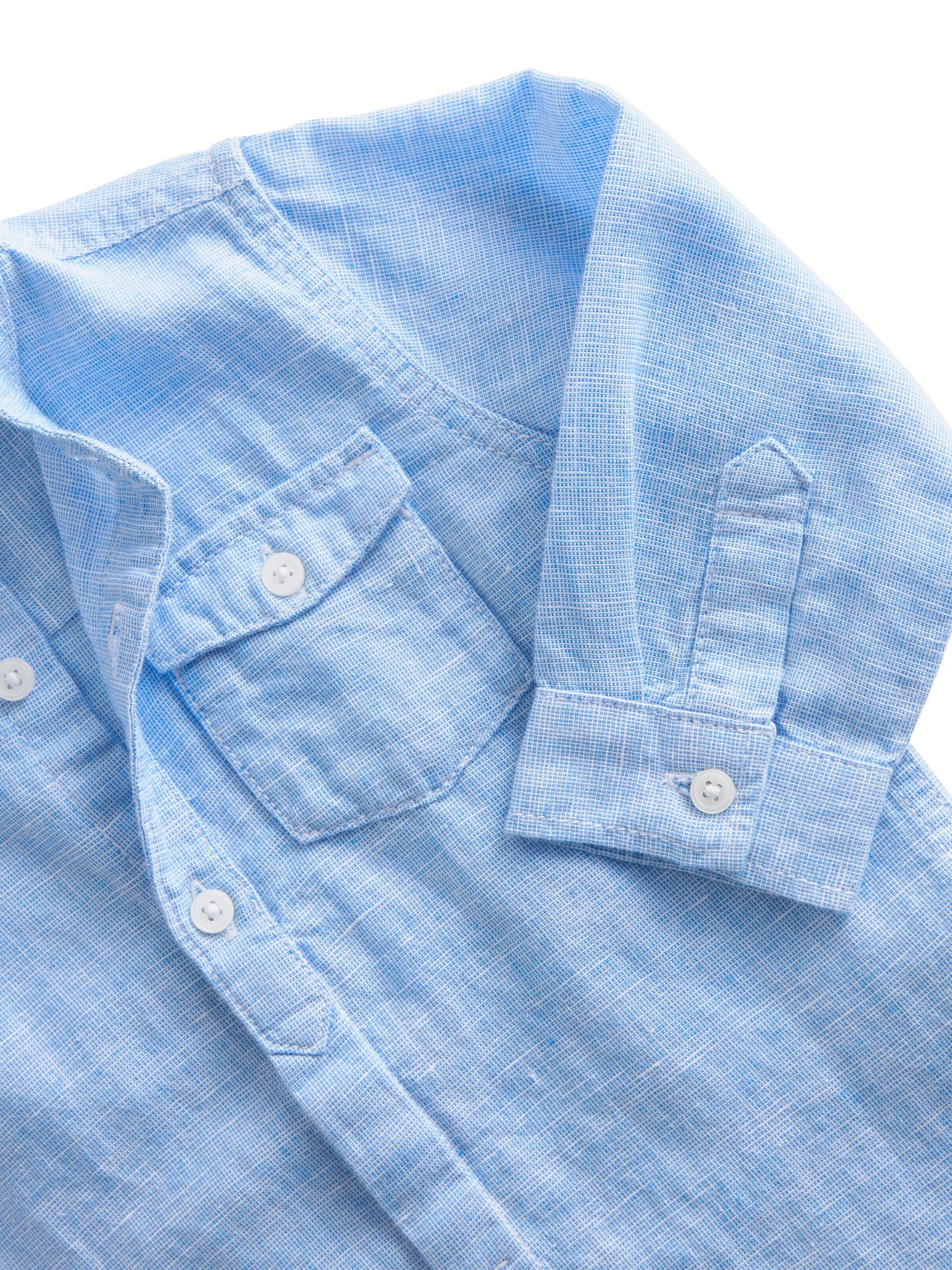 Next - Ajuste regular Camisa en azul