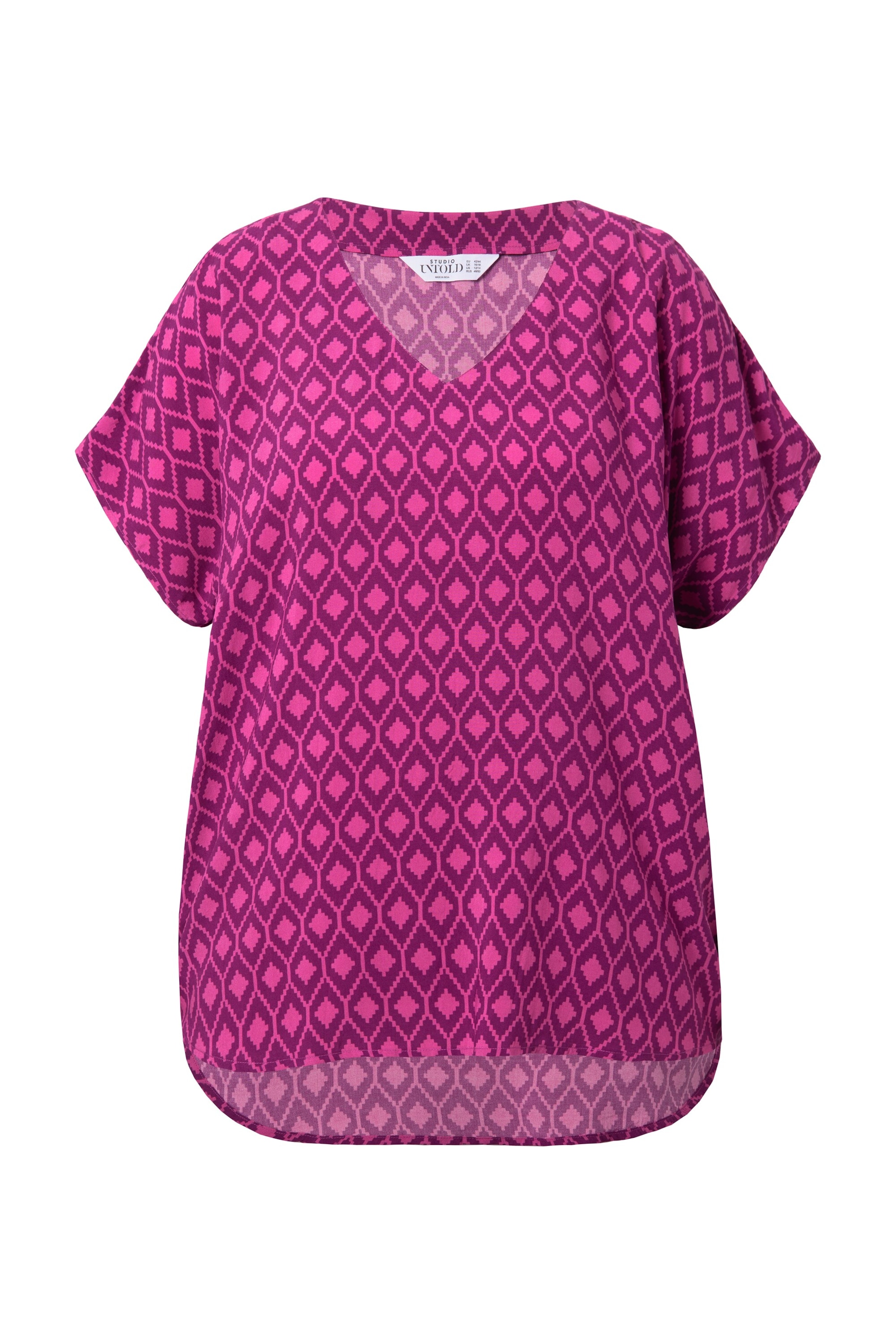 Studio Untold Blouse in Roze: voorkant