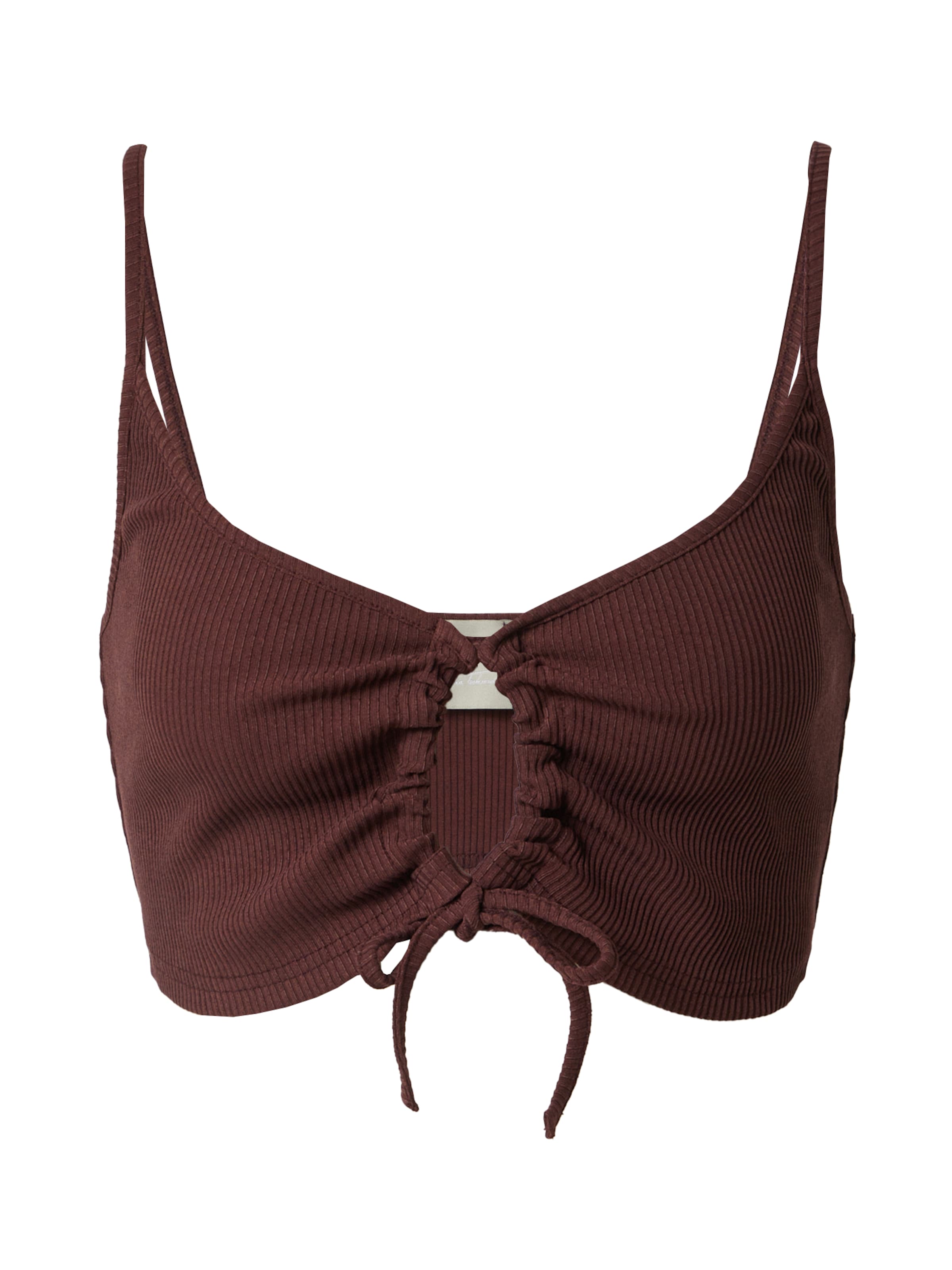 brūns ABOUT YOU x Sofia Tsakiridou Topiņš: no priekšpuses