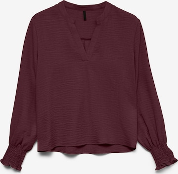 VERO MODA Blouse 'MELANEY' in Rood: voorkant